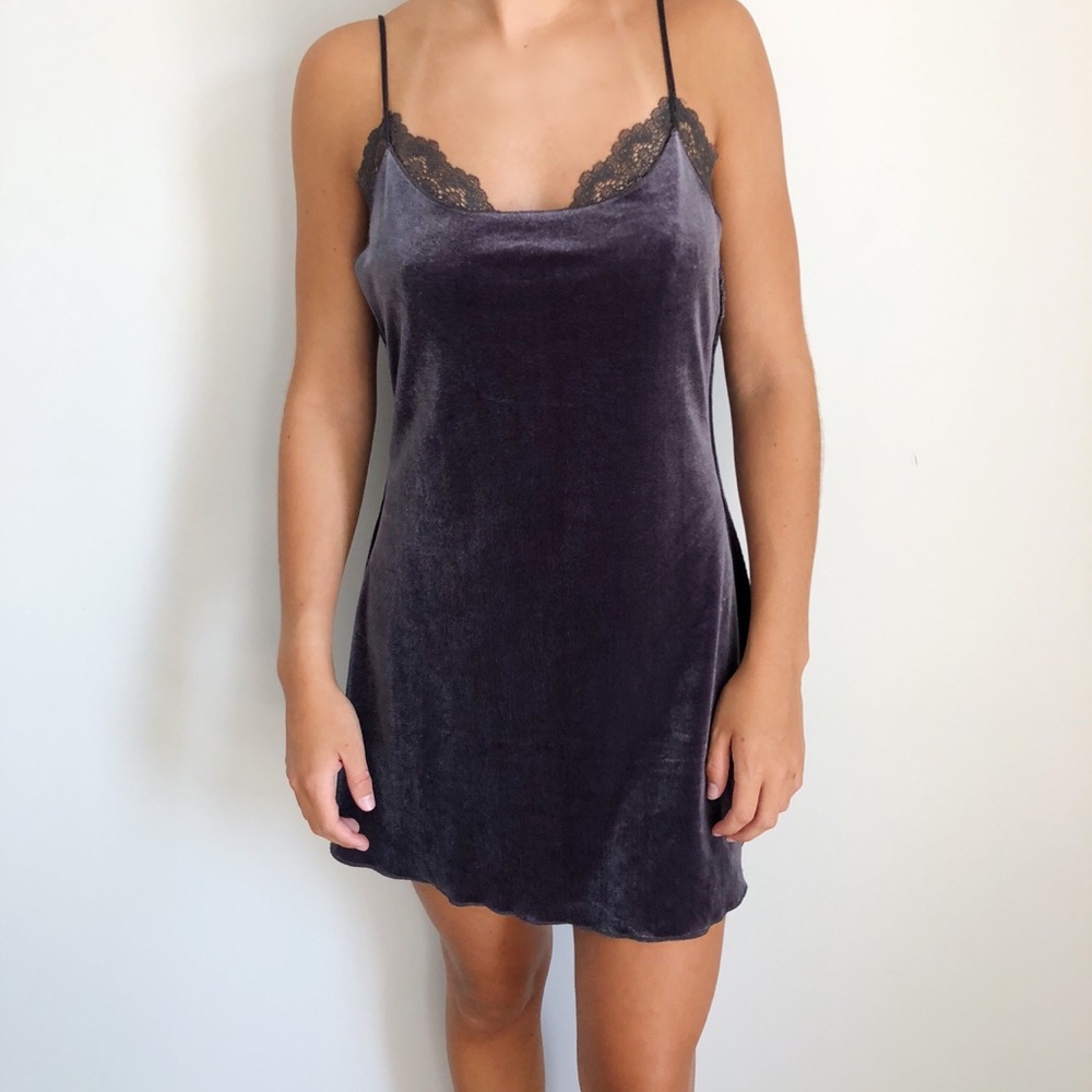 Yasmine Velvet Free People Slip